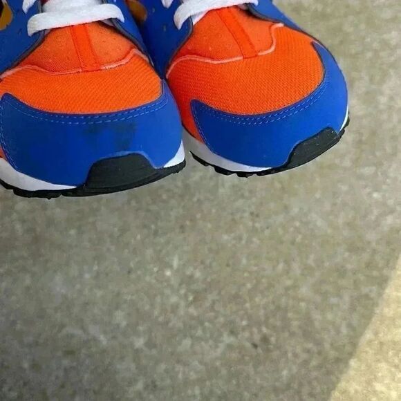 Nike Huarache Run (GS) Royal Blue Orange Size  6.5Y = Women’s 8 - Picture 12 of 12